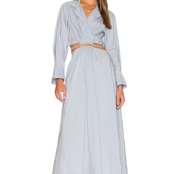 🆕 Crinkle Alex Style Cutout Dress - Picture 2 of 4